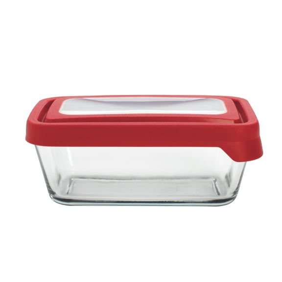 TrueSeal Sandwich Food Storage with Cherry Lid, 4.75 Cup