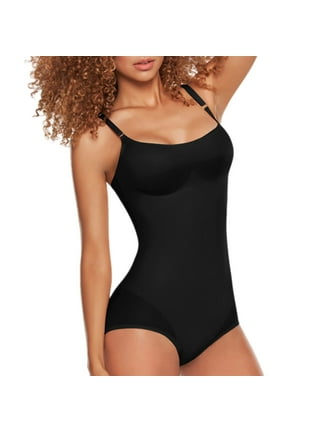 TrueShapers 1205 Slimmer Firm Control Open-Bust Bodysuit with Removable  Pads 