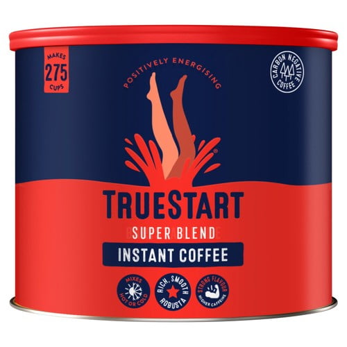 TrueStart Super Blend Instant Coffee 500g, British Import (Pack of 2)