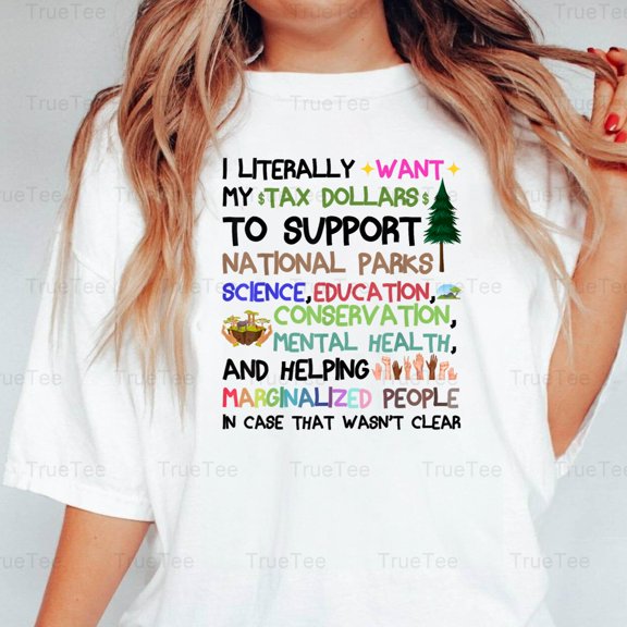 TrueTee10 Classic Parks Graphic Design Style Nature Outdoors Art Simple Text Inspired Look T-Shirt, for Unisex, up to size 5XL.