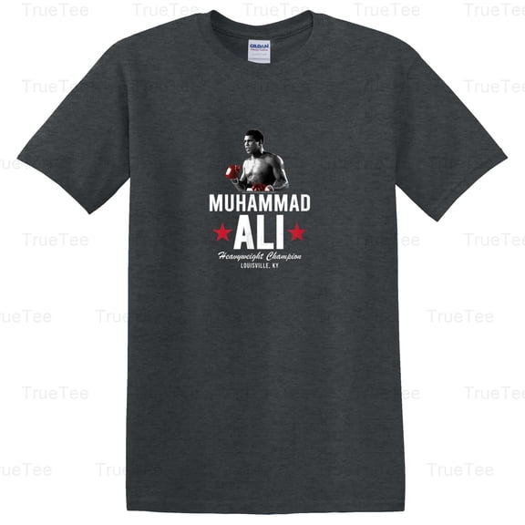 TrueTee11 Muhammad Ali Heavyweight Champion Graphic Design Style Boxing Legend Greatest Art T-Shirt, for Unisex, up to size 5XL.