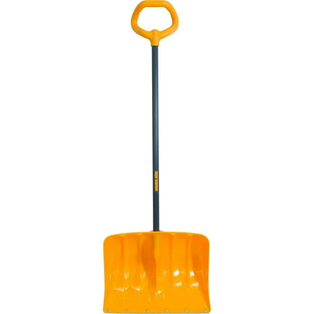 TrueTemper 19" Poly Combo Snow Shovel with Steel VersaGrip Handle