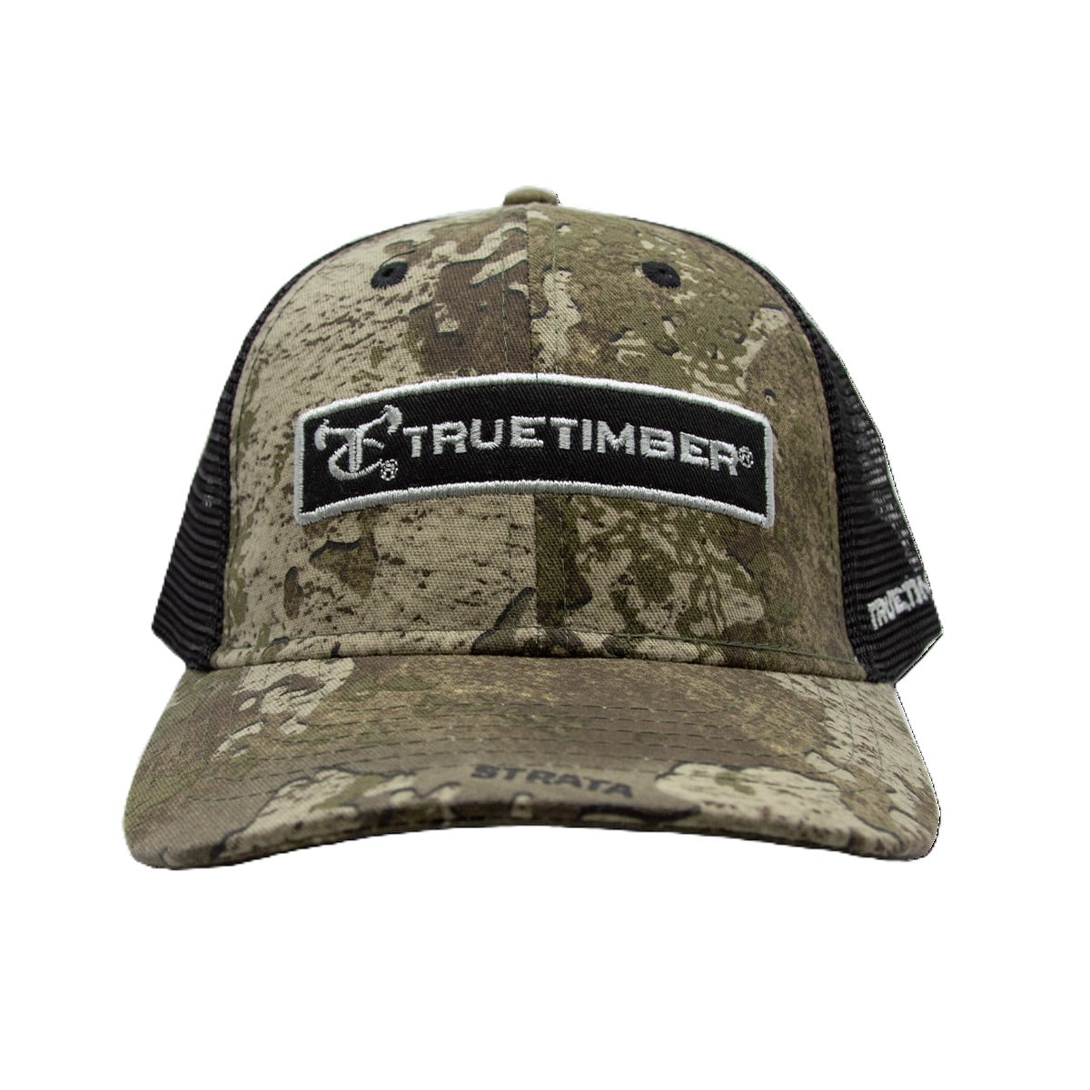 TrueTimber 1 lbs Camo Strata Mesh Back Black Patch Logo Cap