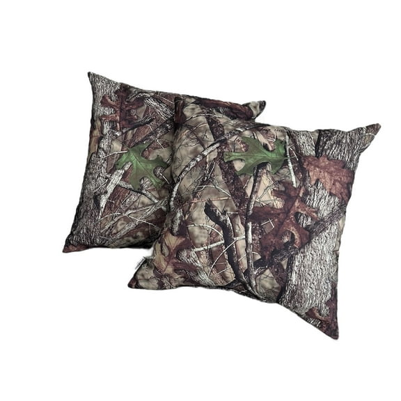 TrueTimber Camo Outdoor/Indoor Pillows 18" x 18" (2-Pack) Made in USA Southern Textiles Throw Pillow Set