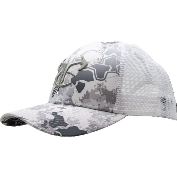 TrueTimber Camo Viper Snow Mesh Back Adjustable Closure Cap with Cotton / Mesh, Viper Snow Camo