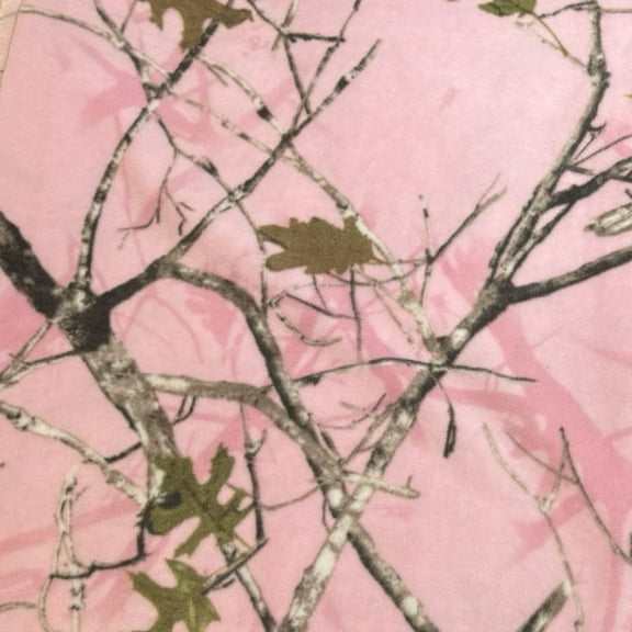 TrueTimber Conceal Camo Pink Fleece Fabric