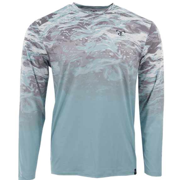 TrueTimber Men's Long Sleeve Gradient Fishing Shirt