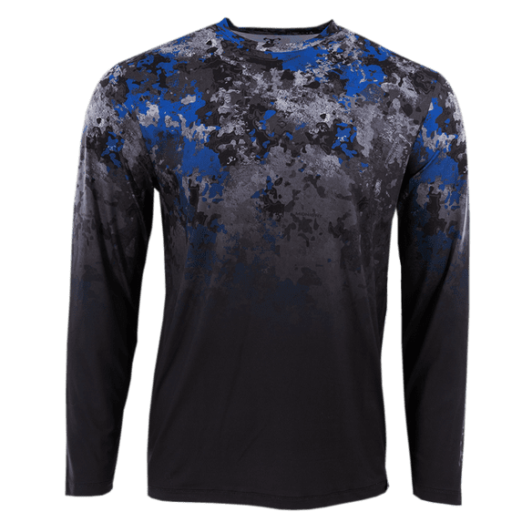 TrueTimber Men's Long Sleeve Gradient Fishing Shirt