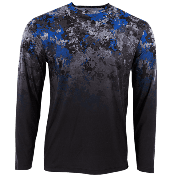 TrueTimber Men's Long Sleeve Gradient Fishing Shirt