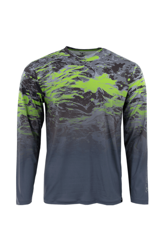 Men's Long Sleeve Gradient Fishing Shirt
