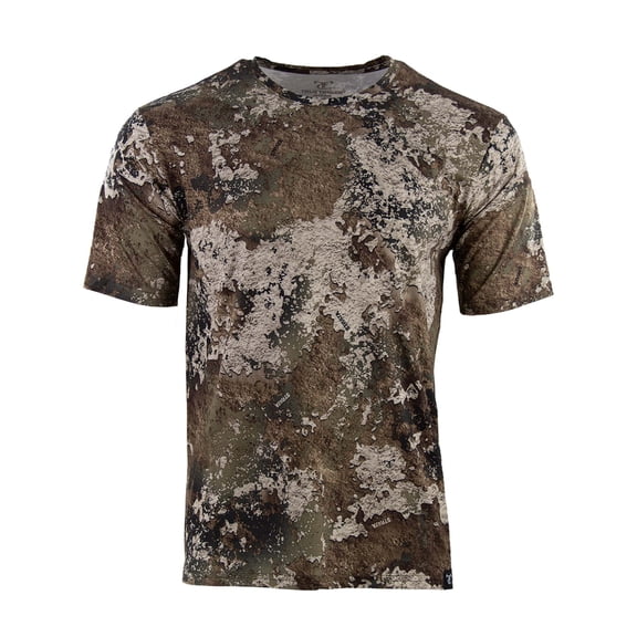 TrueTimber Men's Camo Performance Short Sleeve Tee Without Logo - Strata, M