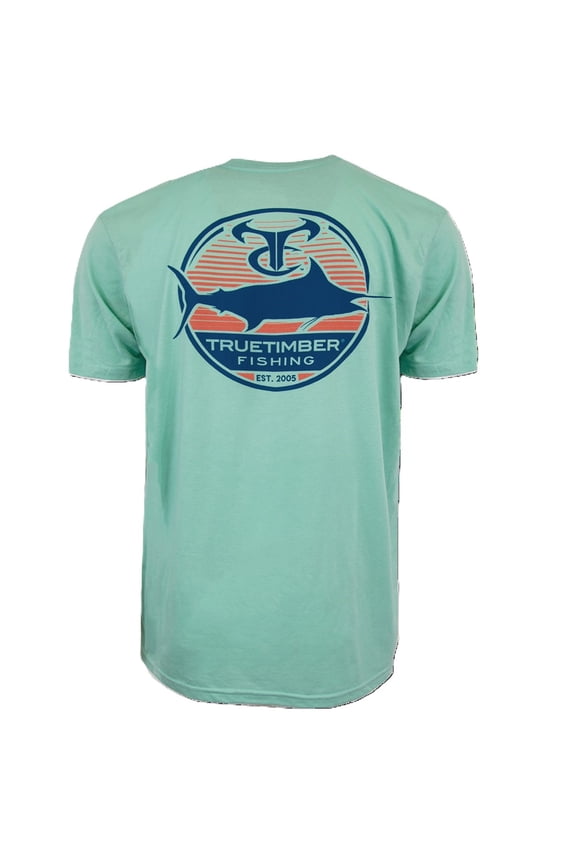 Men's Fishing SS Saltwater Cascade Marlin Tee - S