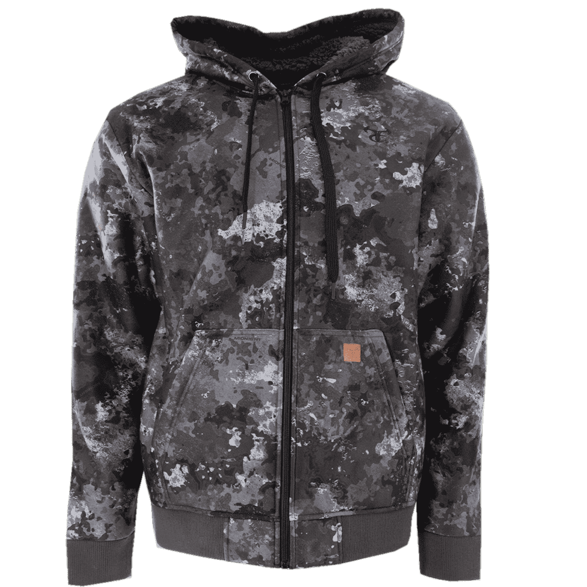 TrueTimber Men's High Pile Fleece Full Zip Hunting Hoodie
