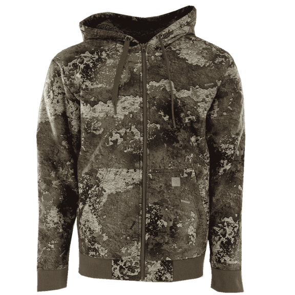 TrueTimber Men's High Pile Fleece Full Zip Hunting Hoodie