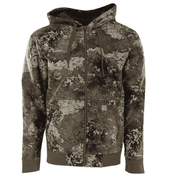 TrueTimber Men's High Pile Fleece Full Zip Hunting Hoodie