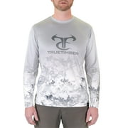 TrueTimber Mens Long Sleeve Sublimated Performance Fishing Tee, UPF 30, Moisture-Wicking