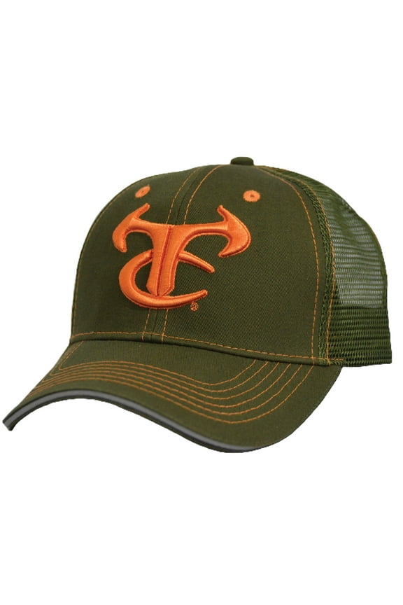OD Green and Orange Mesh Back Logo Cap