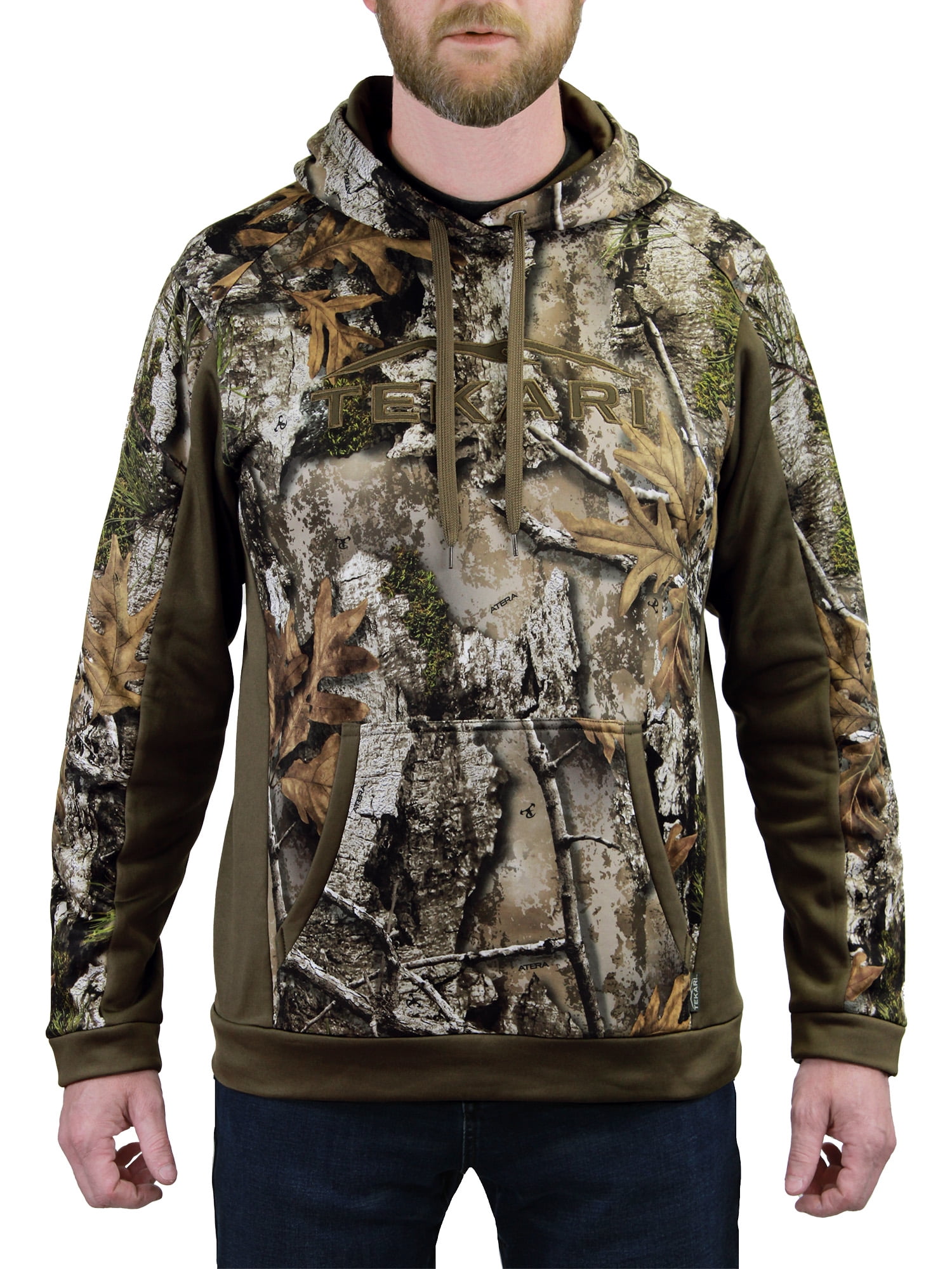 Mossy Oak Men's Full-zip Camo Turkey Hunting Hoodie