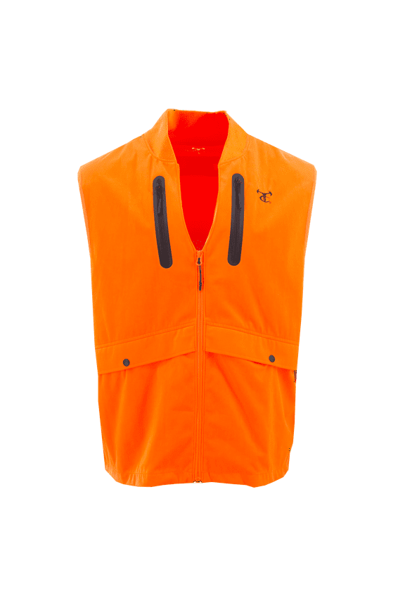 TheafRiver Men's Hunting Tech Vest- Blaze, S
