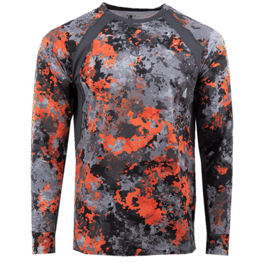 TrueTimber Men's SpinReel Chiller Long Sleeve Fishing Shirt