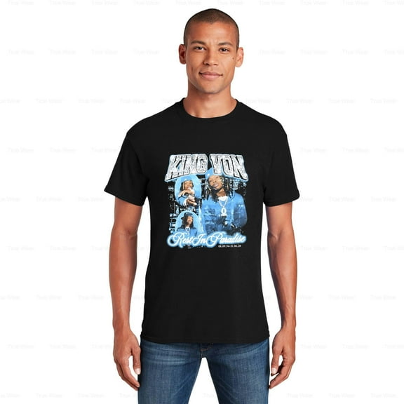 TrueWear21 King Von Rest In Paradise T-Shirt King Von, Shirt For Fans, Unisex, Rap, Hip Hop, Drill , for Unisex, up to size 5XL