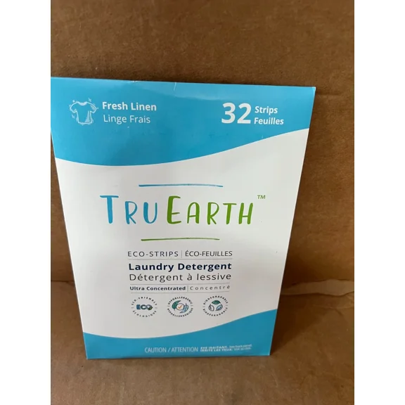 Truearth Fresh Linen Eco-Strips Laundry Detergent 32 Loads