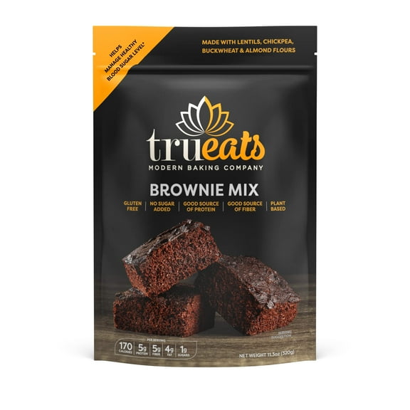 Trueats Brownie Mix 11.3 oz (Pack of 6)