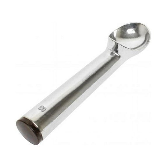 Truecraftware – 2 oz. Heavy Duty Aluminum Ice Cream Scoop / Dipper, Brown Color, with Antifreeze Solution filled-in