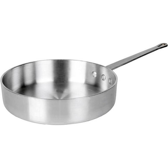 Truecraftware – 3 qt. Professional Aluminum Sauté Pan for Home and Restaurant, 3.5mm Thickness, NSF Certified, Dishwasher Safe, Cookware