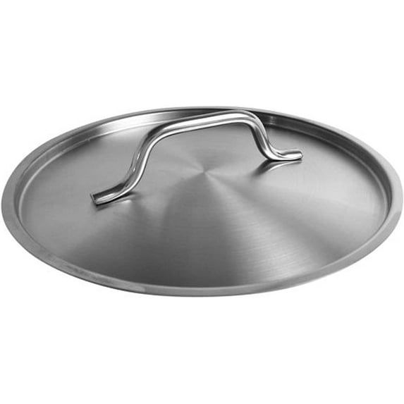 Truecraftware – 8 qt. Stainless Steel Stock Pot Lid - Heavy Duty Stock Pot Cover Stew Pot Simmering Pot Soup Pot Lid Oven Safe & NSF Certified