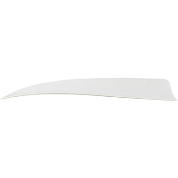 Trueflight Feathers Shield Cut 5 RW White 100/pk.