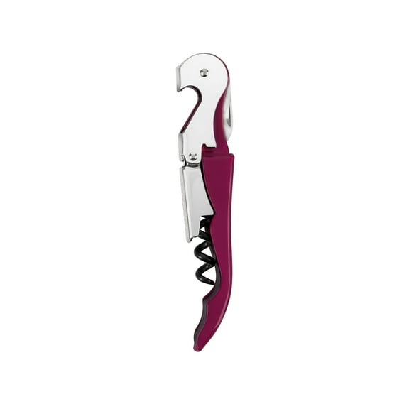 Truetap™ Burgundy Double Hinged Waiter's Corkscrew Wine Bottle Opener by True