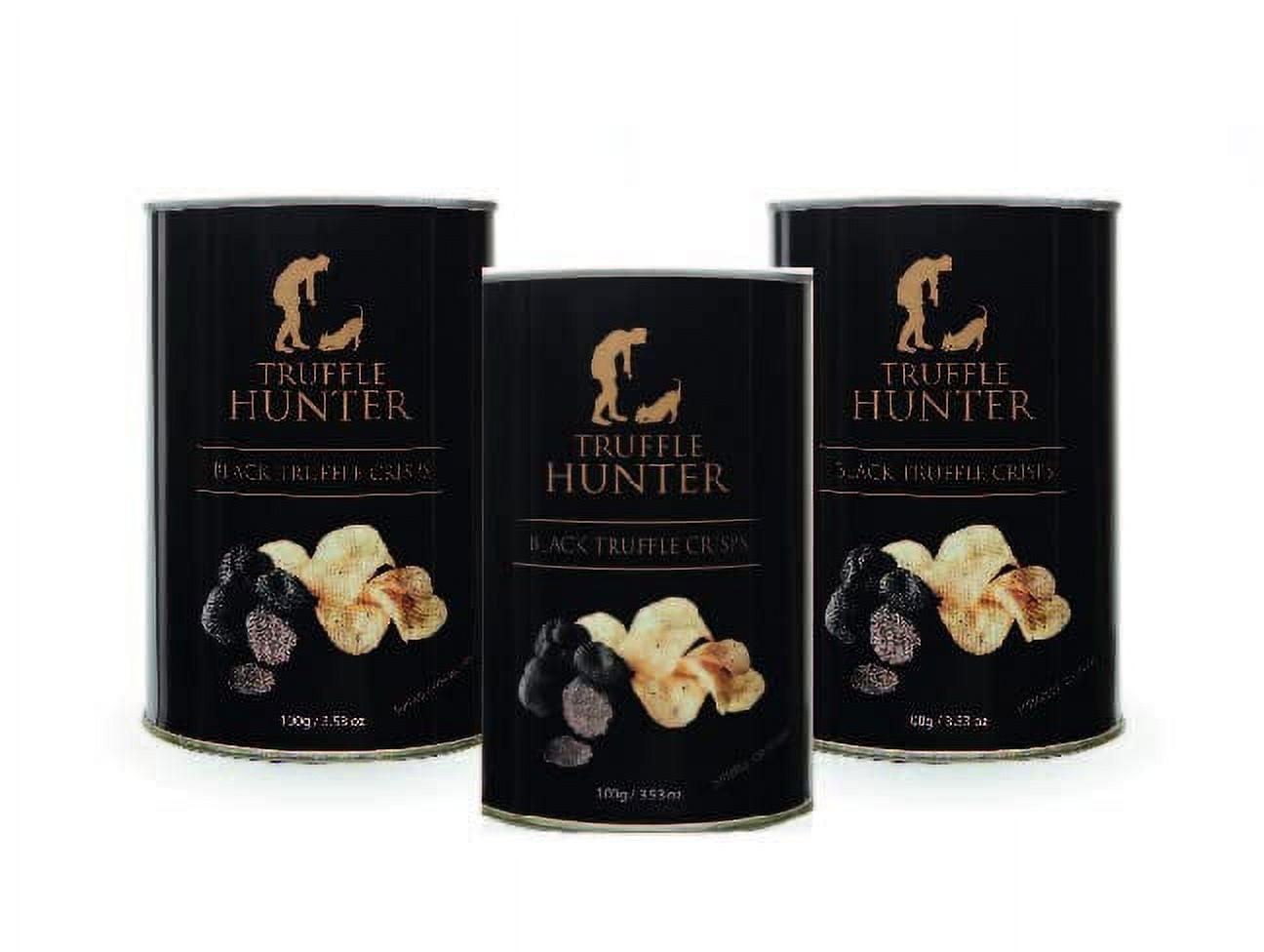 TruffleHunter Black Truffle ZS23 Potato Chips, Gourmet Snack 3.53oz