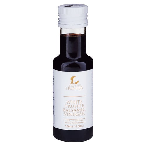 TruffleHunter White Truffle Balsamic Vinegar 100ml, British Import (Pack of 2)