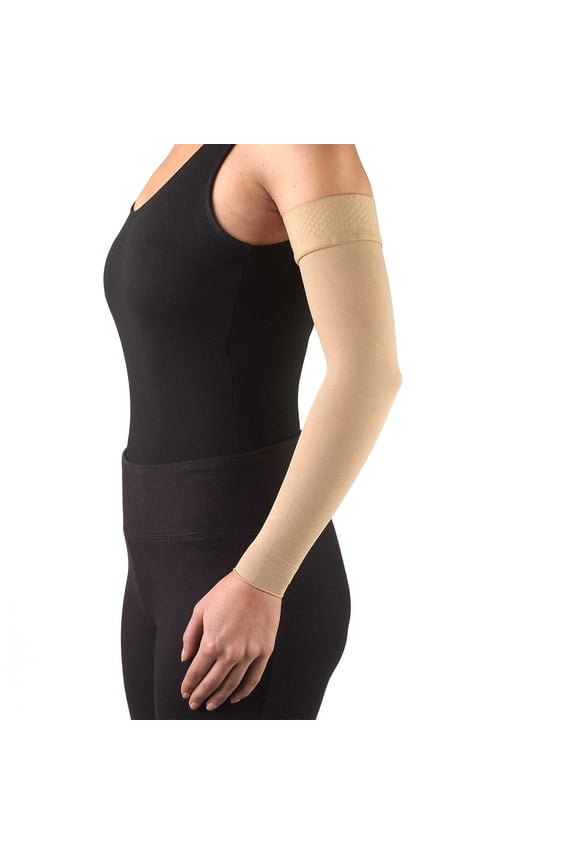 Truform Lymphedema Compression Arm Sleeve Dot Top: 20-30 mmHg M (3326BG-M)