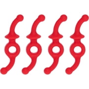 Apex Gear - Doubledown String Silencers - Red - 4 Pack