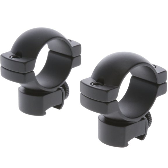 Truglo Lightweight Scope Rings 1" Tube - Medium Height - 2 Screws - Rimfire/Airgun 3/8" Rails