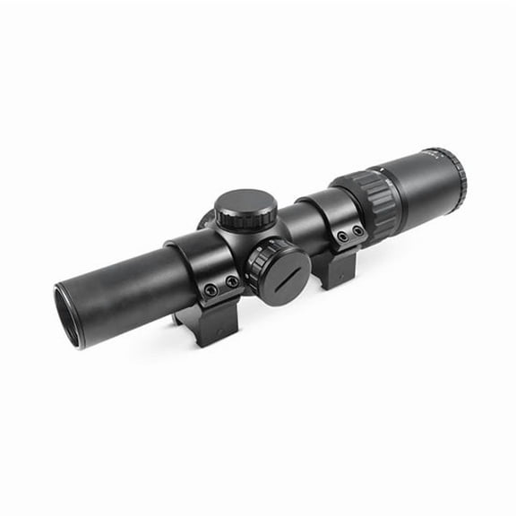 Truglo Optic Speed Velocity Calibrated BDC Crossbow Scope, 1-4x24mm, Black