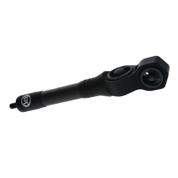 TRUGLO Cadence Vibration-Dampening 8" Hunting Archery Bow Stabilizer, Carbon