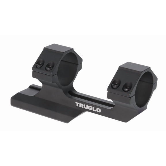 Truglo TG8964B Riser Mount 1-Piece Base 30mm Dia 1" Black Matte Anodized