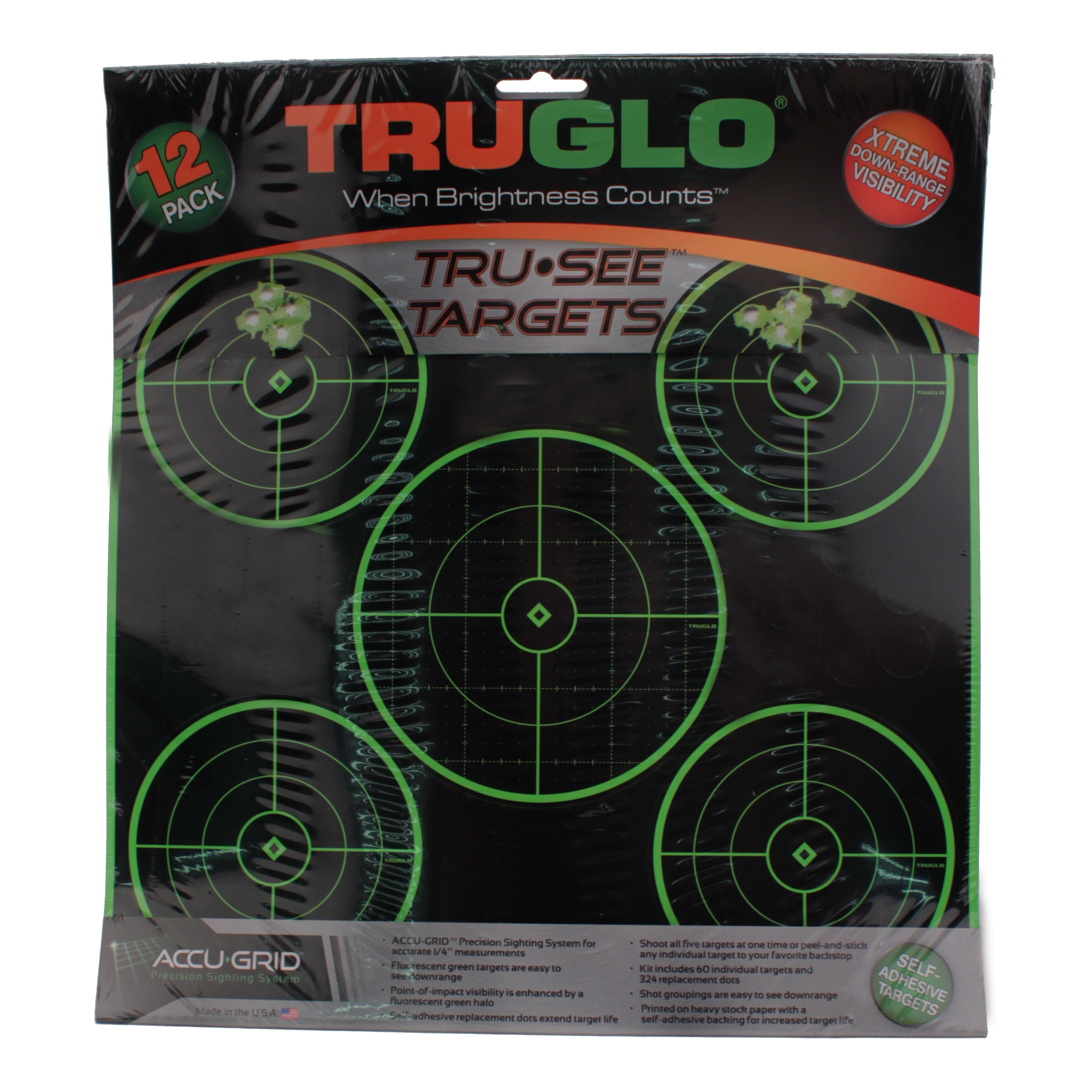 Truglo Target 5-Bull 12X12