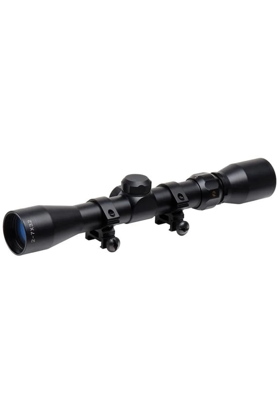 Trushot Riflescope 2-7x32mm Duplex Reticle Matte Black Finish, TG852732B
