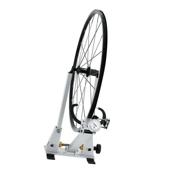 Truing Cycling Wheel Truing Stand With Dial Indicator Gauge Tire Precise Adjustment Rims Wheel Bracket Road BMX Cycle Utility Repairing Tools