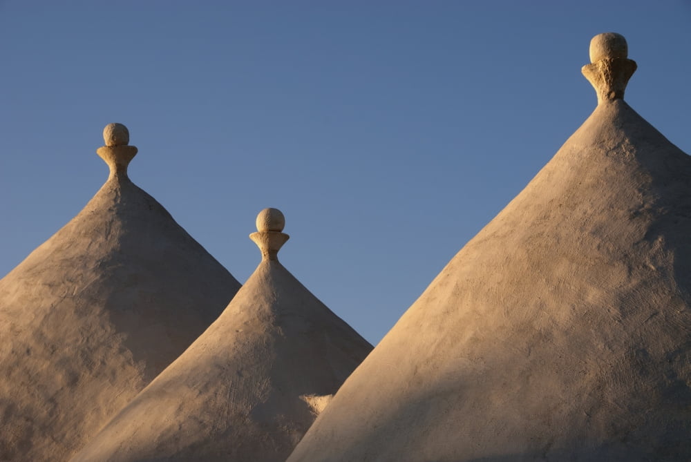 Trulli Roofs In Puglia Italy Europe Canvas Art - Heather Elton Design Pics (18 x 12)