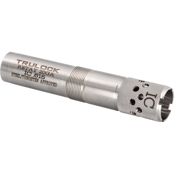 Trulock Retay Sporting Clay, Ported 20 Ga, Silver, Improved Cylinder