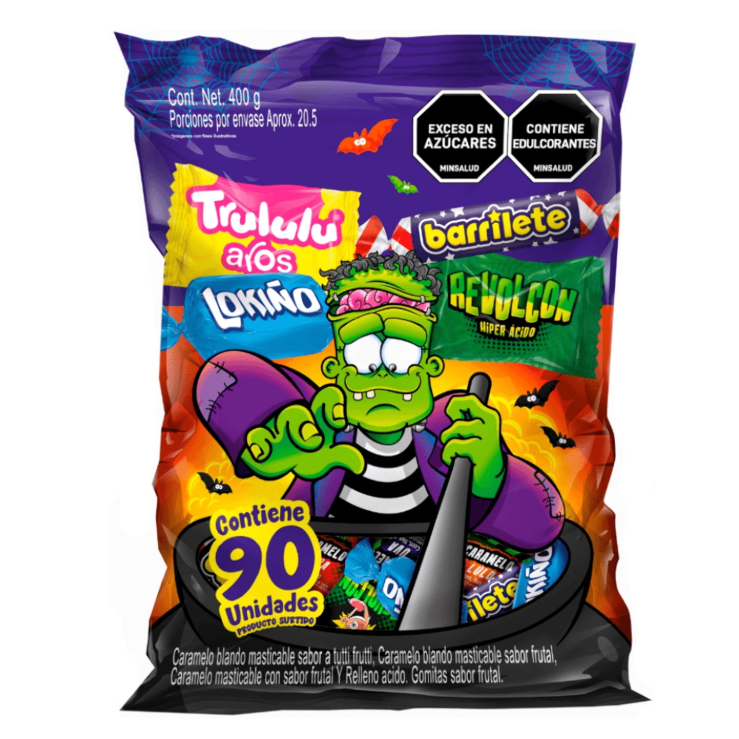 Trululu Mix – 90 Units – 400 g (14.1 oz) – Colombian Candy Assortment ...