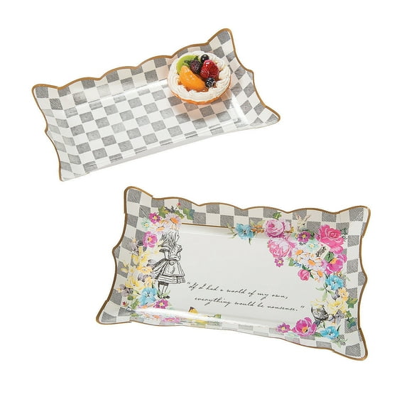 Truly Alice Party Platters - Party Supplies - 4 Pieces