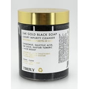 Truly Beauty 24K Gold Black Soap Luxury Impurity Cleanser, 6 fl oz