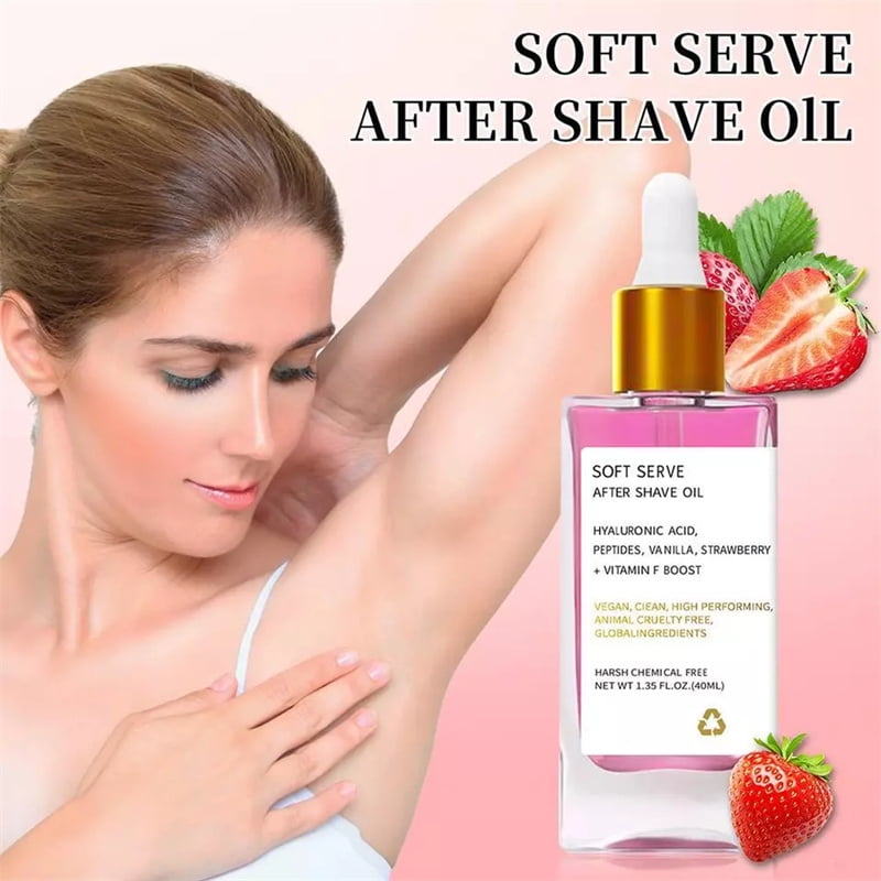 Truly Beauty Strawberry Vanilla After Shave Oil for Smooth Skin Post Shave 40ml