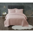 thumbnail image 1 of Truly Calm Antimicrobial 100% Microfiber Polyester Blush 2-Piece Twin XL Quilt Set, Solid Casual themed, Adult Bedding, OEKO-TEX Certified, 1 of 9
